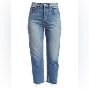 Trave Harper crop slim straight jeans